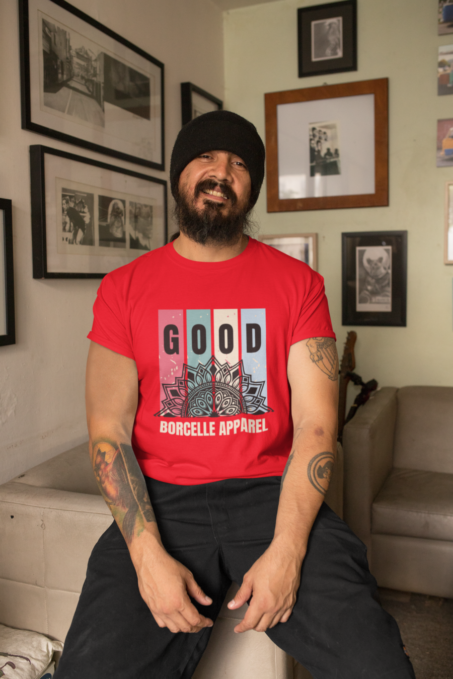  "GOOD Vibes Mandala Tee by Teescribe" - Image 2