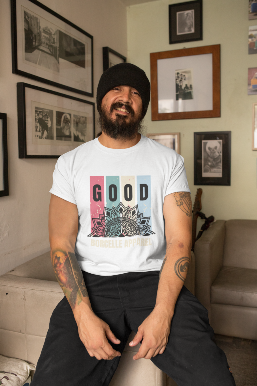  "GOOD Vibes Mandala Tee by Teescribe" - Image 3
