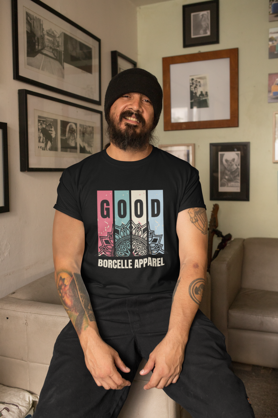  "GOOD Vibes Mandala Tee by Teescribe"