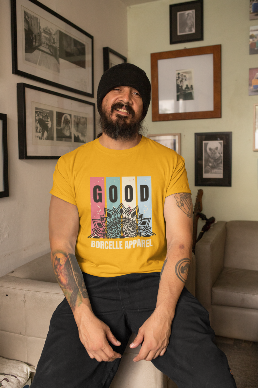  "GOOD Vibes Mandala Tee by Teescribe" - Image 5