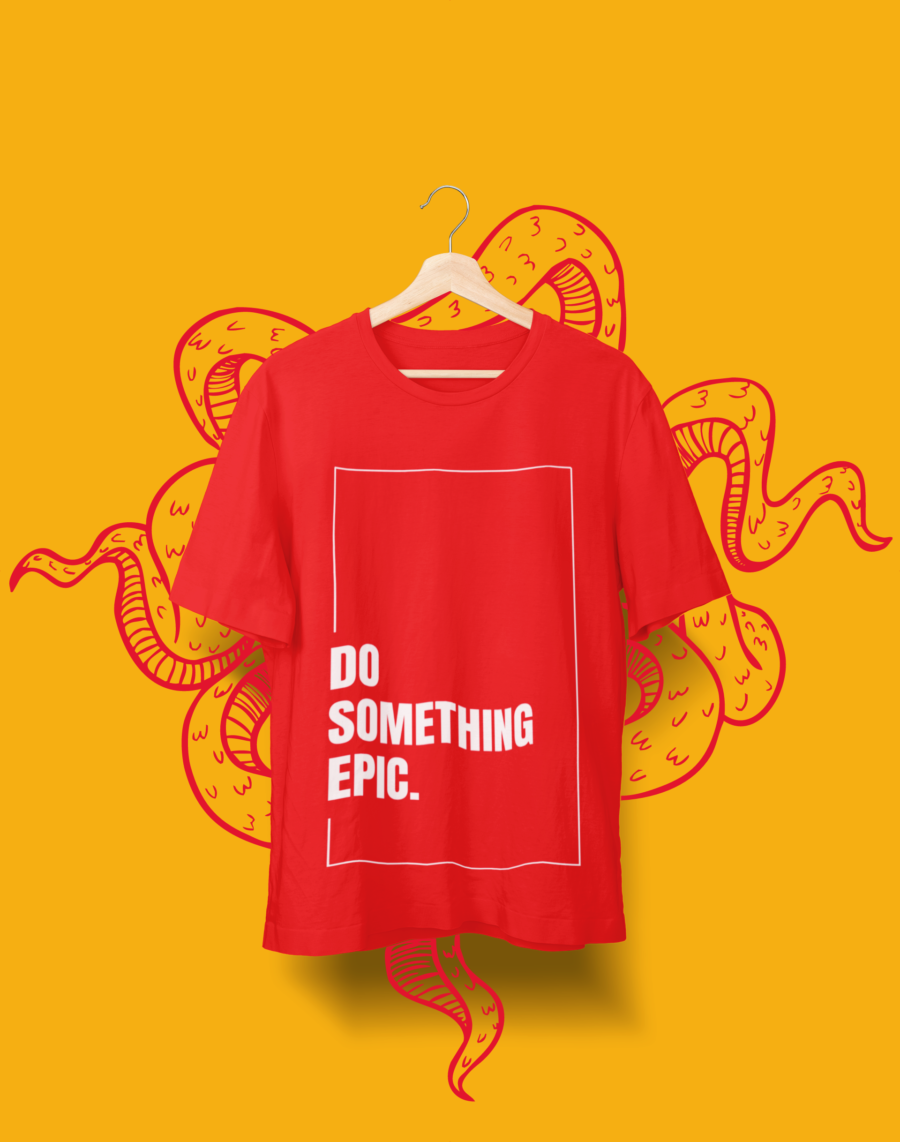 "Do Something Epic"  T-Shirt - Teescribe - Image 4