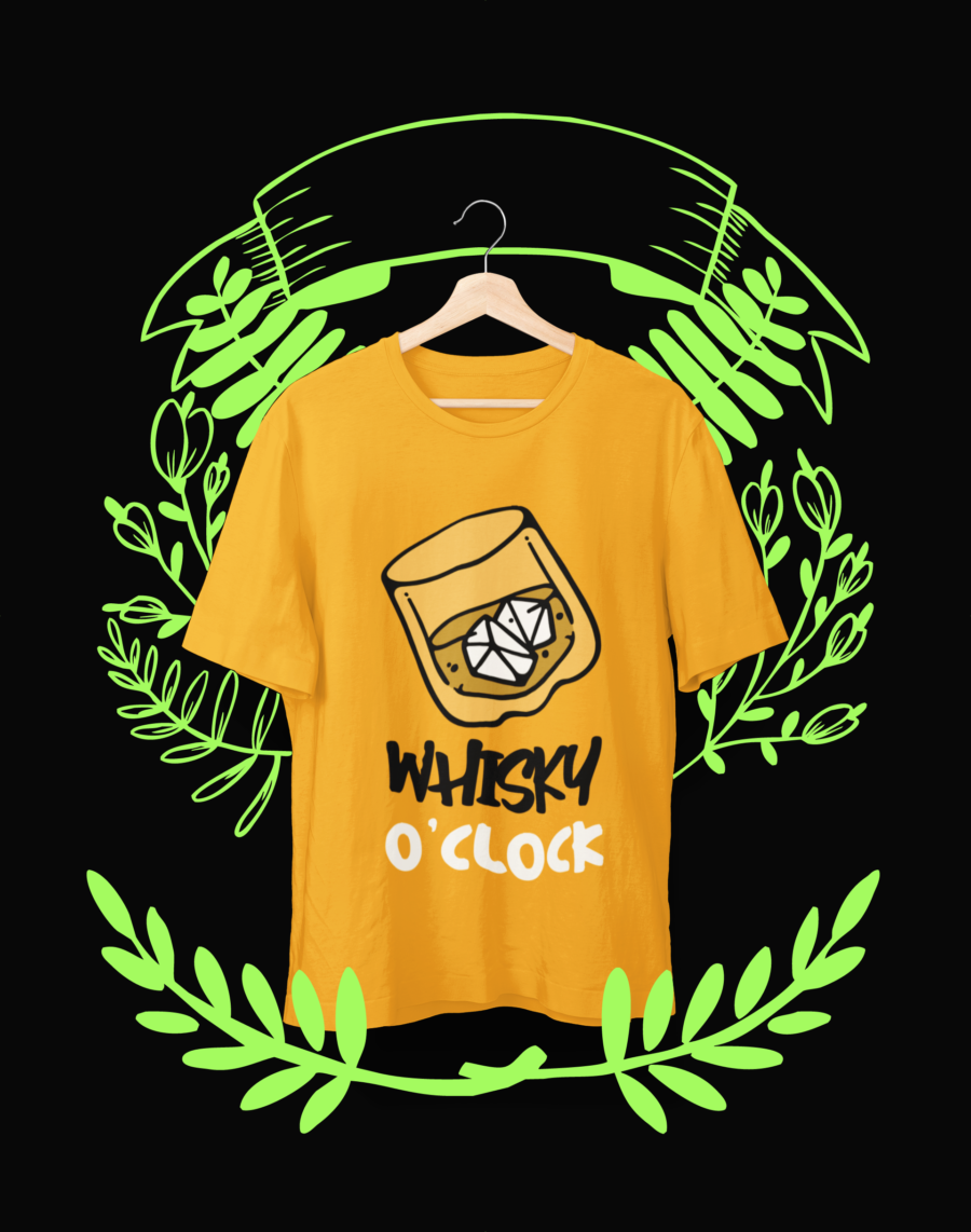  Whisky O'Clock" Graphic T-Shirt  - Image 2
