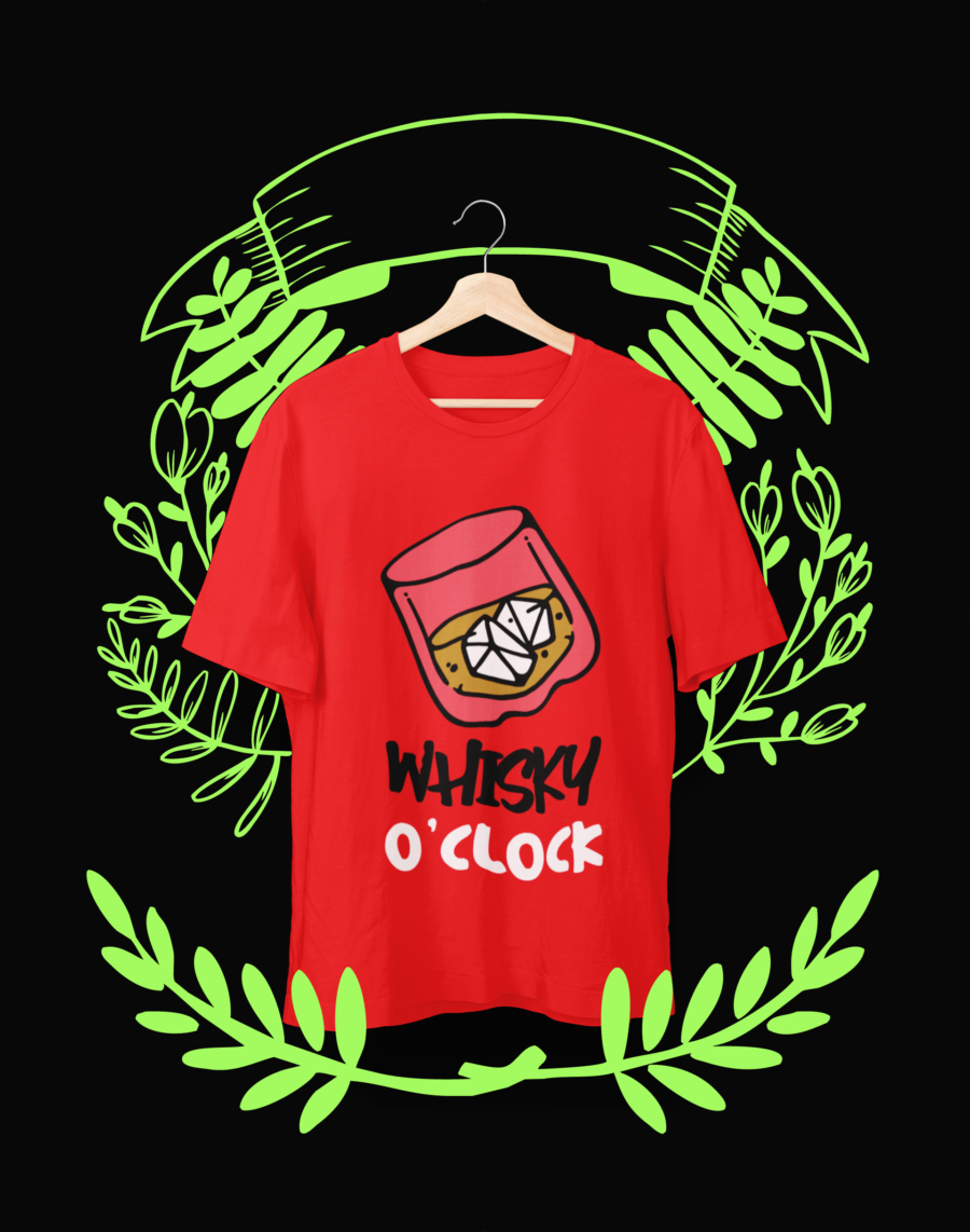  Whisky O'Clock" Graphic T-Shirt  - Image 9