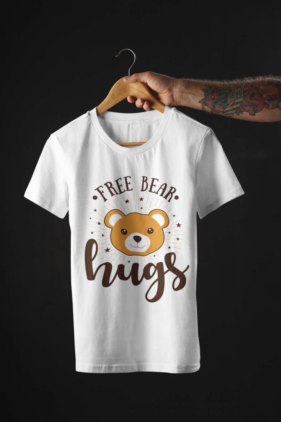 Bear Hugs Graphic Tee by Teescribe - Image 13