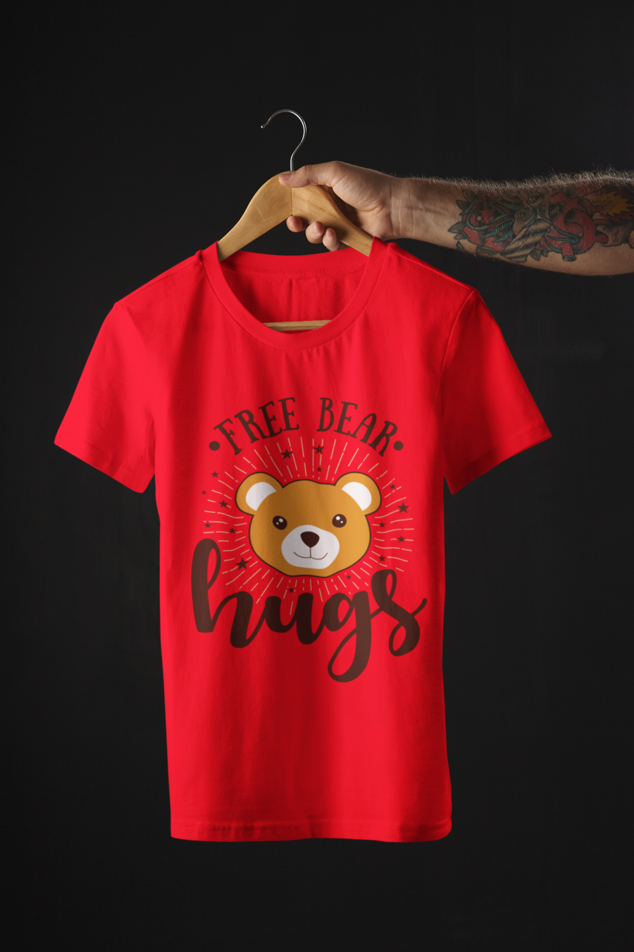 Bear Hugs Graphic Tee by Teescribe - Image 8