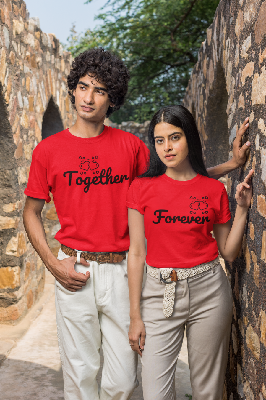 Together Forever Couple T-Shirts by Teescribe - Image 5