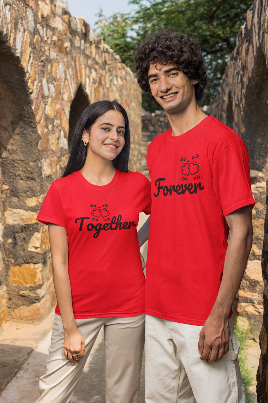 Together Forever Couple T-Shirts by Teescribe - Image 6