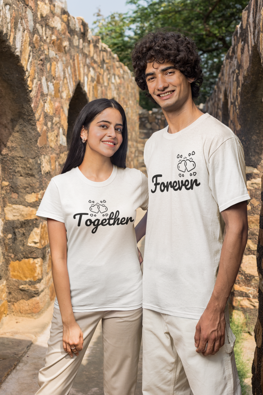 Together Forever Couple T-Shirts by Teescribe - Image 3