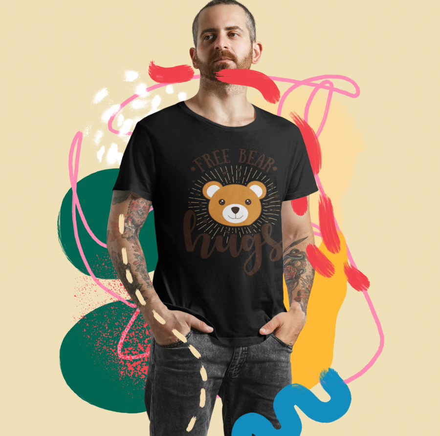 Bear Hugs Graphic Tee by Teescribe - Image 3