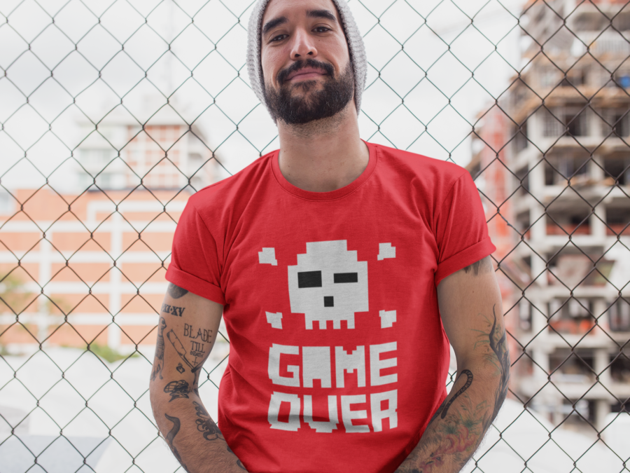  Game Over -  T-Shirt by Teescribe - Image 8