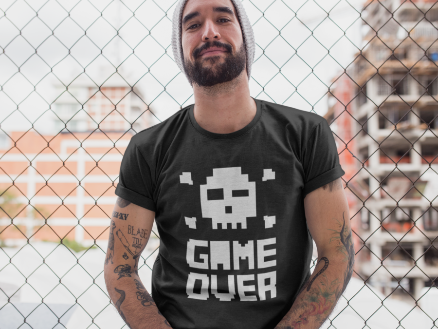  Game Over -  T-Shirt by Teescribe - Image 10