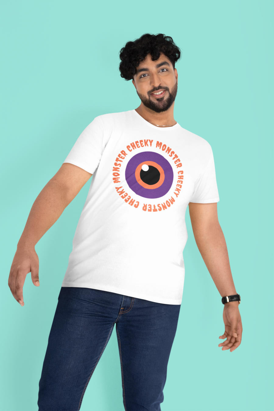 Cheeky Monster Men's T-shirt – Funny & Playful Graphic Tee for Men | Teescribe