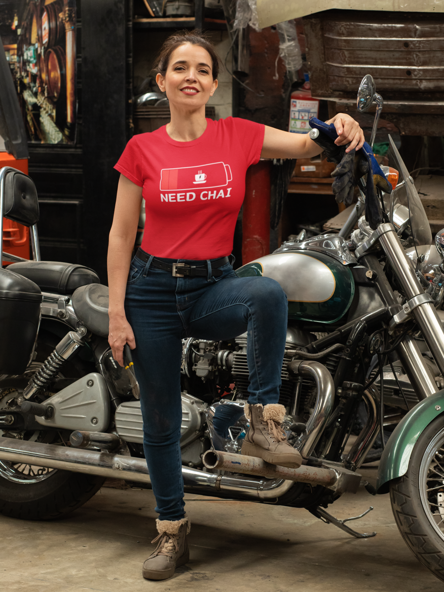 "Need Chai" Battery Graphic T-Shirt for Tea Lovers | Teescribe - Image 9