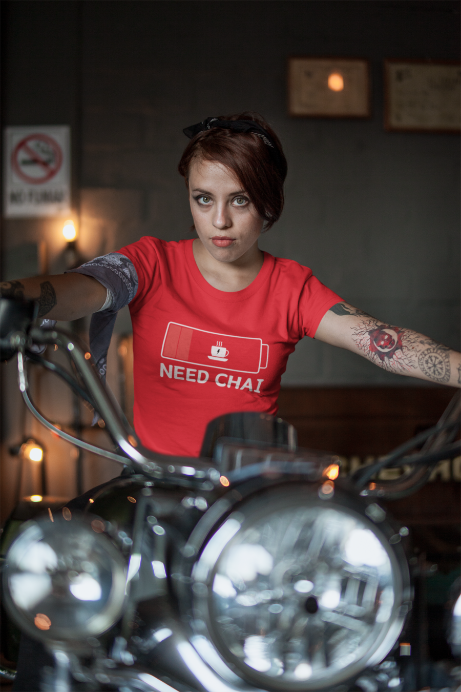 "Need Chai" Battery Graphic T-Shirt for Tea Lovers | Teescribe - Image 4
