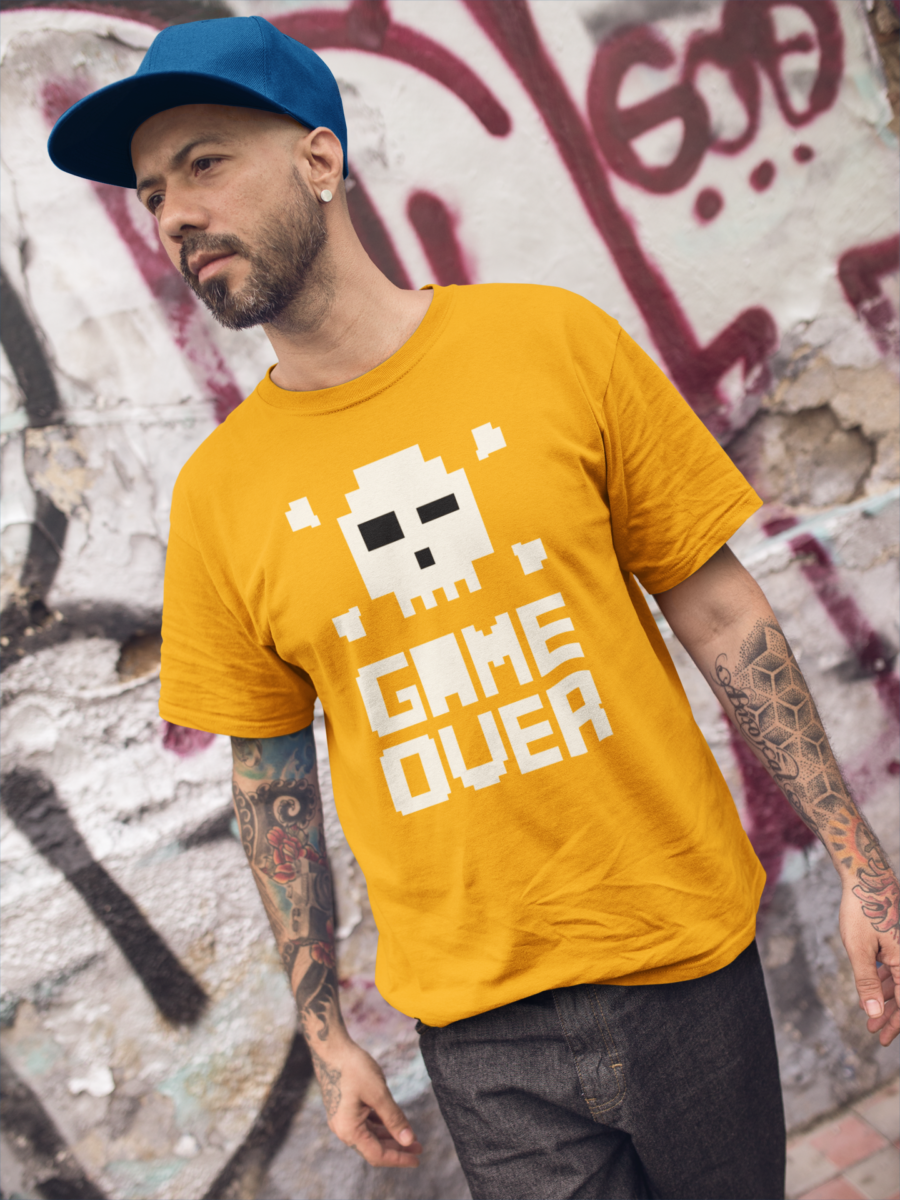  Game Over -  T-Shirt by Teescribe - Image 2