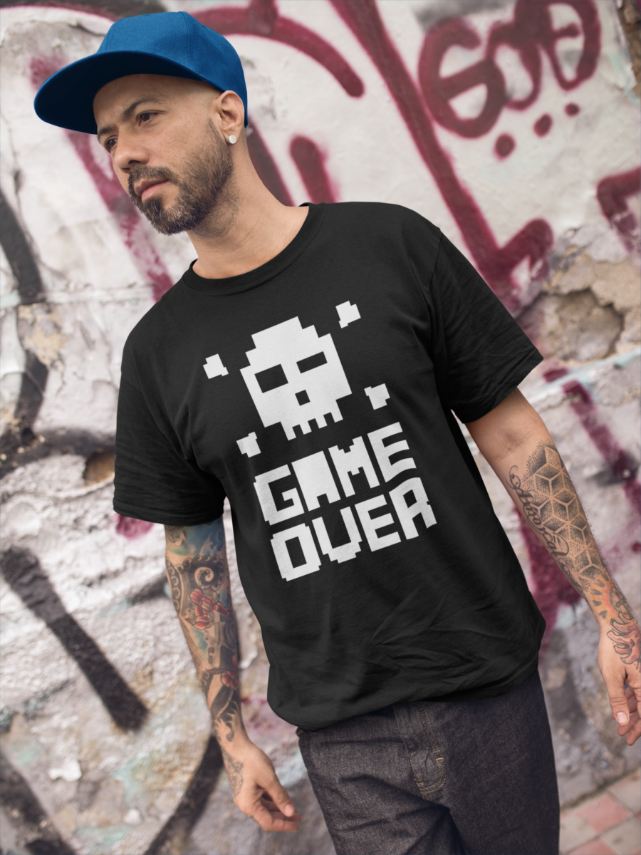  Game Over -  T-Shirt by Teescribe - Image 4