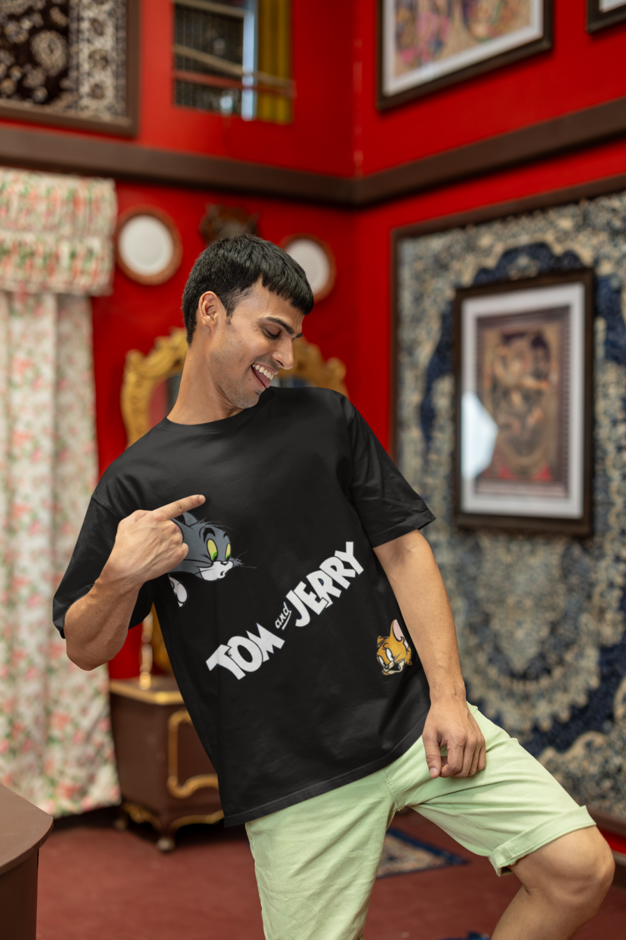 Tom and Jerry  Graphic T-Shirt by Teescribe - Image 4